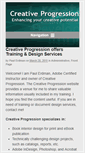 Mobile Screenshot of creativeprogression.com